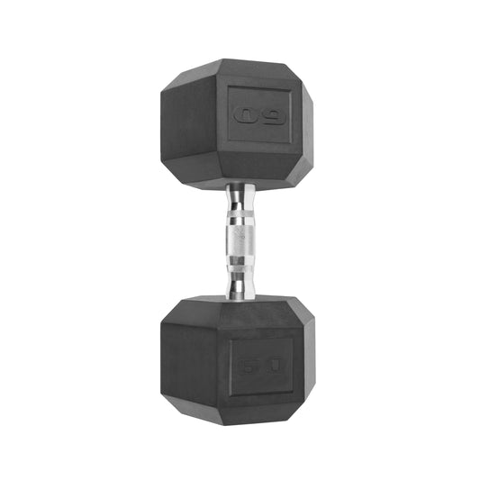 (2 pack) CAP Barbell, 60lb Coated Hex Dumbbell, Single