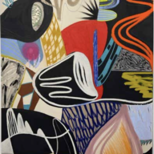 A Drop of Silence Despite the Noise – Arthur Secunda | Oil Painting & Mixed Media (100x120 cm)