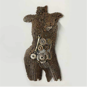 Buste de Femme devant Or