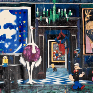 L’amour abstrait – Angelo Accardi – 198 x 130 cm