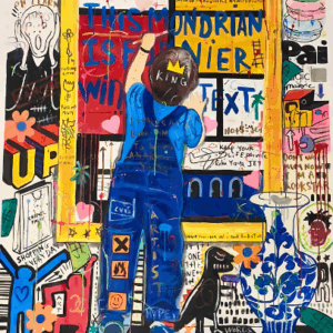 L’enfant Roi – Jisbar – 154 x 130 cm