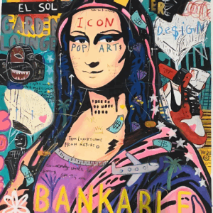 L’icon Pop Art – Jisbar – 130 x 150 cm