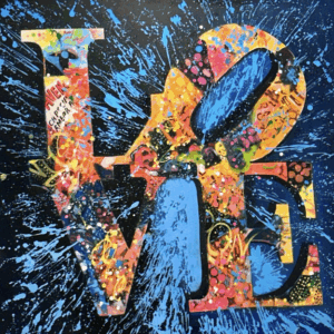 "LOVE" by Mel Bochner