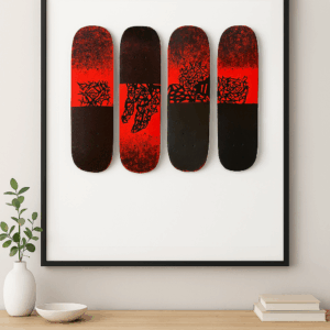 Acrylic On SkateBoard