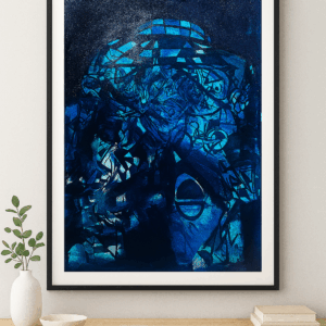 LA FEMME À LA PEAU BLEU